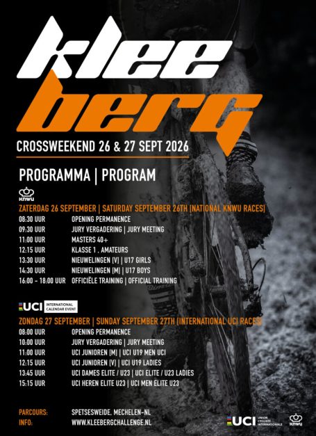 Cross weekend 26 en 27 september 2026 Mechelen